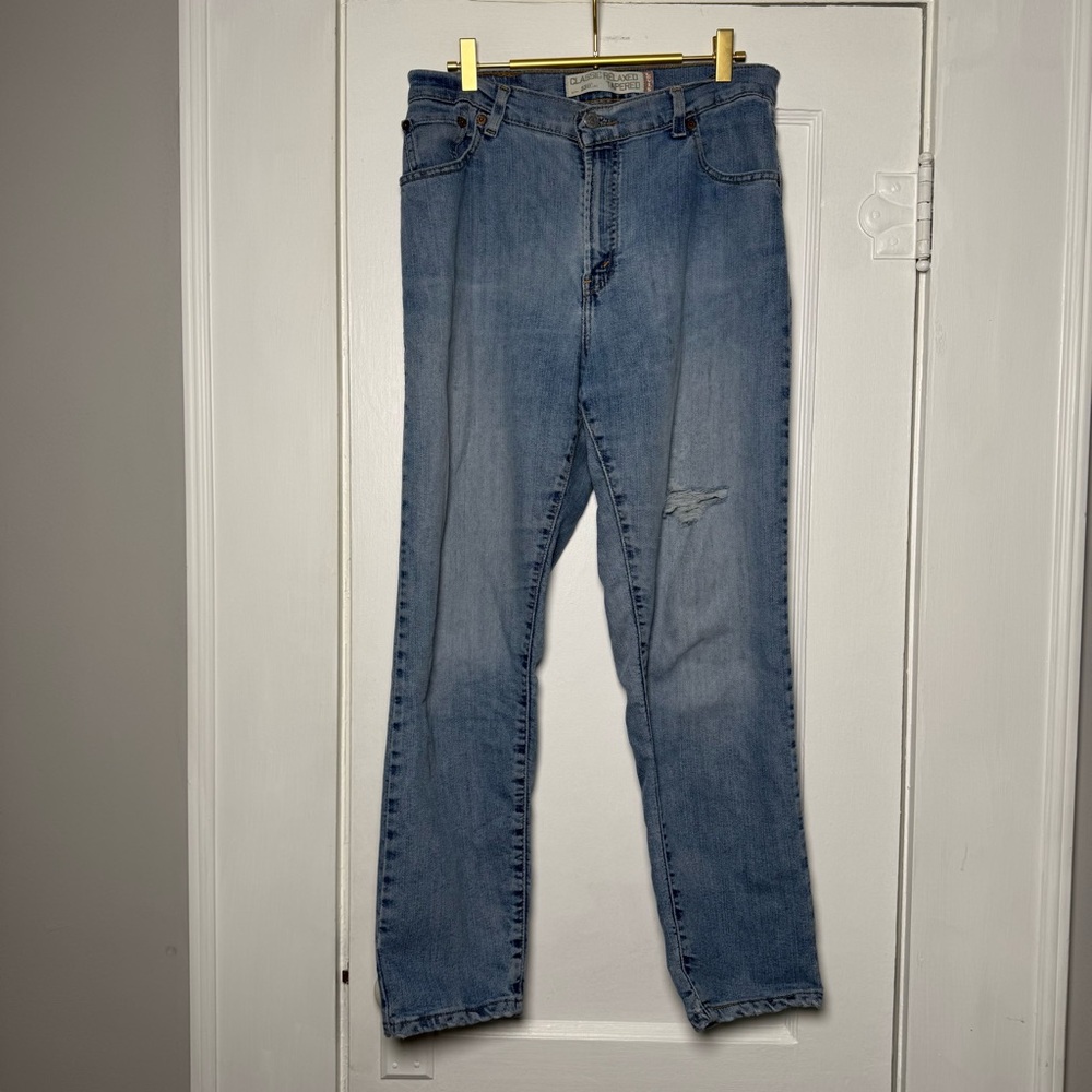 Vintage Levi’s 550 Relaxed Fit Tapered Leg jeans size 12 Short - Picture 3 of 15